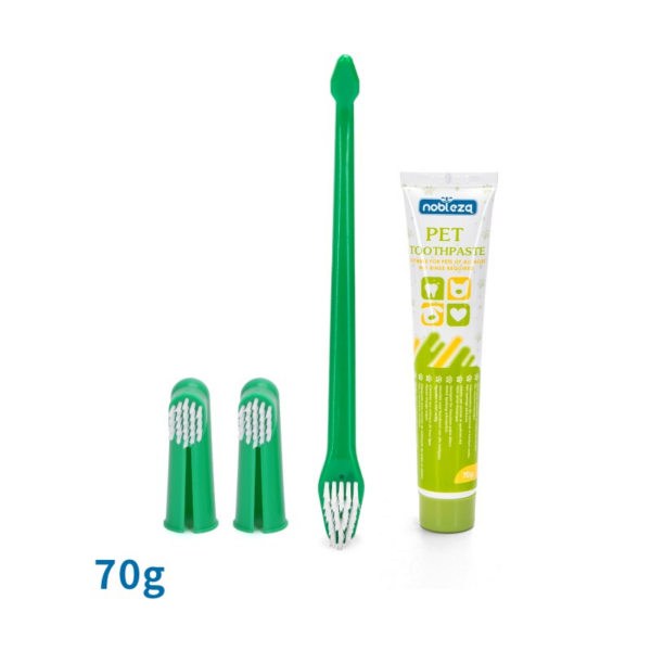 nobleza  - 3 in 1 Zahnpflege Set mit Zahnpasta