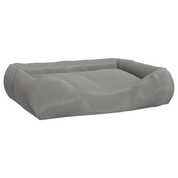 VidaXL Hundebett mit Kissen Oxford-Gewebe grau 58 cm