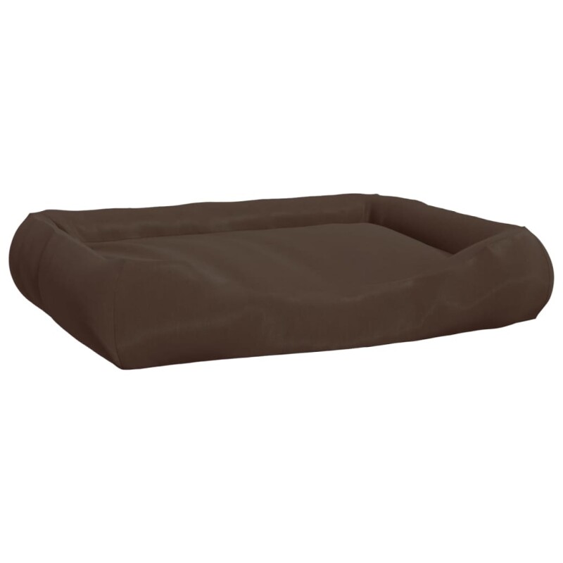 VidaXL Hundebett mit Kissen Oxford-Gewebe braun 75 cm