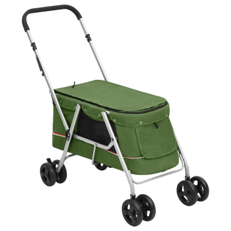 VidaXL Hundewagen 100x49x96 cm (L x B x H) grün