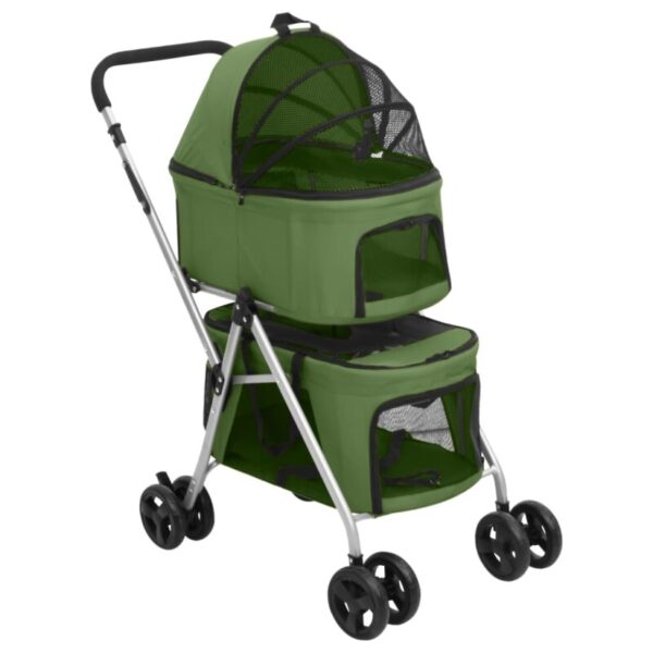 VidaXL Hundewagen 83x48x97cm (L x B x H) grün