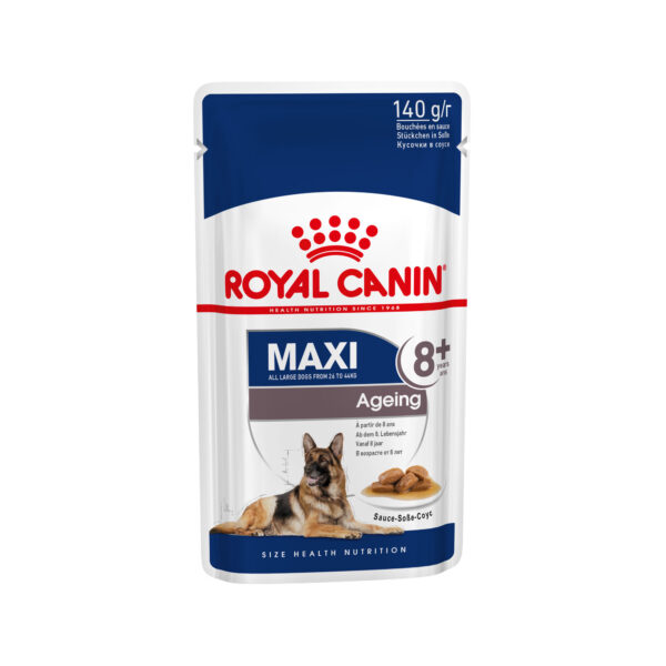 Royal Canin Maxi Ageing 8+ Hundefutter - Frischebeutel - 10 x 140 g