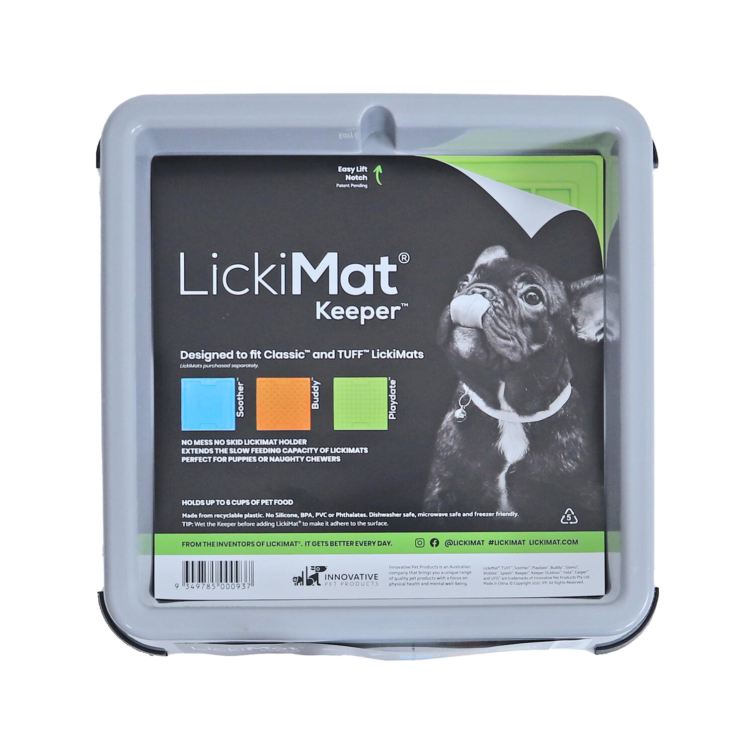 LickiMat Keeper – Grau – 25