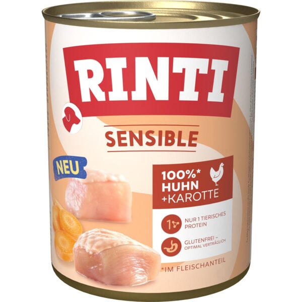 Rinti Sensible Huhn & Karotte 6x800g