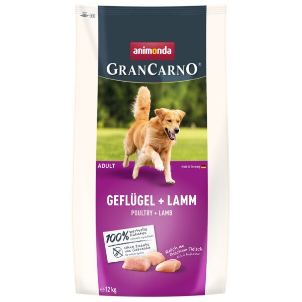 animonda GranCarno Adult Geflügel + Lamm 12kg