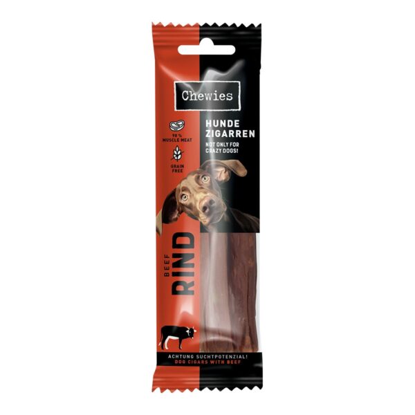 Chewies Hundezigarren Rind 75g