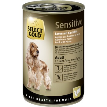 SELECT GOLD Sensitive Adult Lamm mit Kartoffel 24x400 g