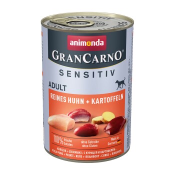 animonda GranCarno Adult Sensitiv Huhn & Kartoffel 24x400 g