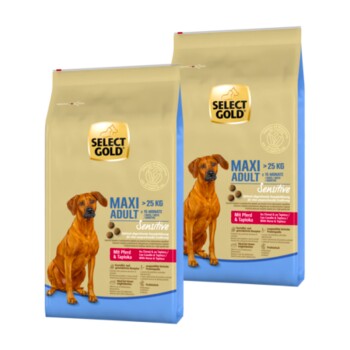 SELECT GOLD Sensitive Adult Maxi Pferd & Tapioka 2x12 kg