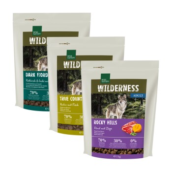 REAL NATURE Wilderness Adult 3x1 kg Probierpaket 3