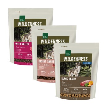 REAL NATURE Wilderness Adult Probierpaket 3x1 kg Paket 7