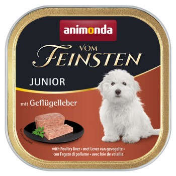 animonda Vom Feinsten Junior 22x150g Geflügelleber