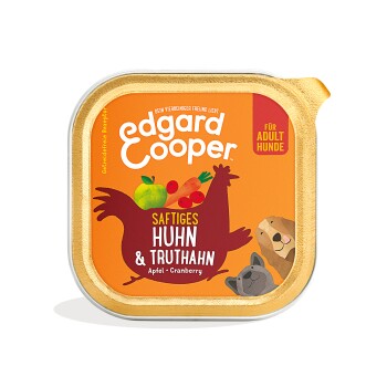 Edgard & Cooper Adult 11x150g saftiges Huhn & Truthahn