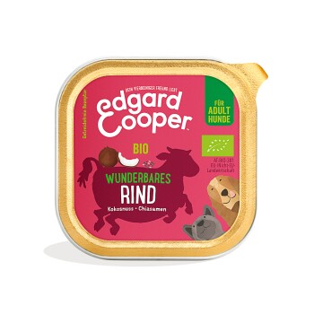 Edgard & Cooper Adult Bio 17x100g Wunderbares Rind