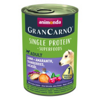 animonda GranCarno Single Protein Superfoods Lamm & Amaranth