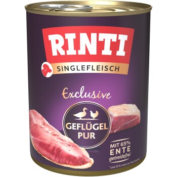 RINTI Singlefleisch Geflügel pur exclusive 24x800 g