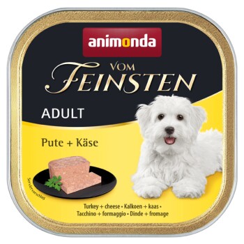 animonda Vom Feinsten Adult in Sauce 22x150g Pute und Käse