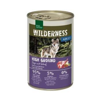 REAL NATURE WILDERNESS Nassfutter für Hunde Adult 12x400 g