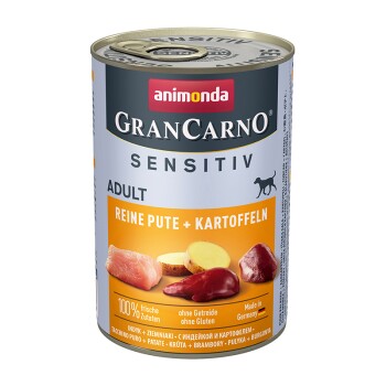 animonda GranCarno Adult Sensitiv Pute & Kartoffel 24x400 g