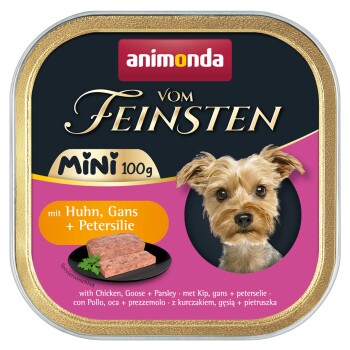 animonda Vom Feinsten Adult Mini 32x100 g Huhn & Gans