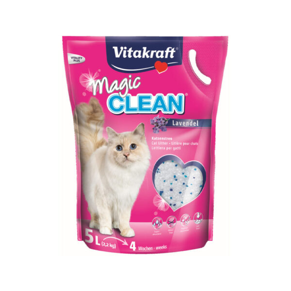 Vitakraft Magic Clean Lavendel - 5 l - 2 Stücke