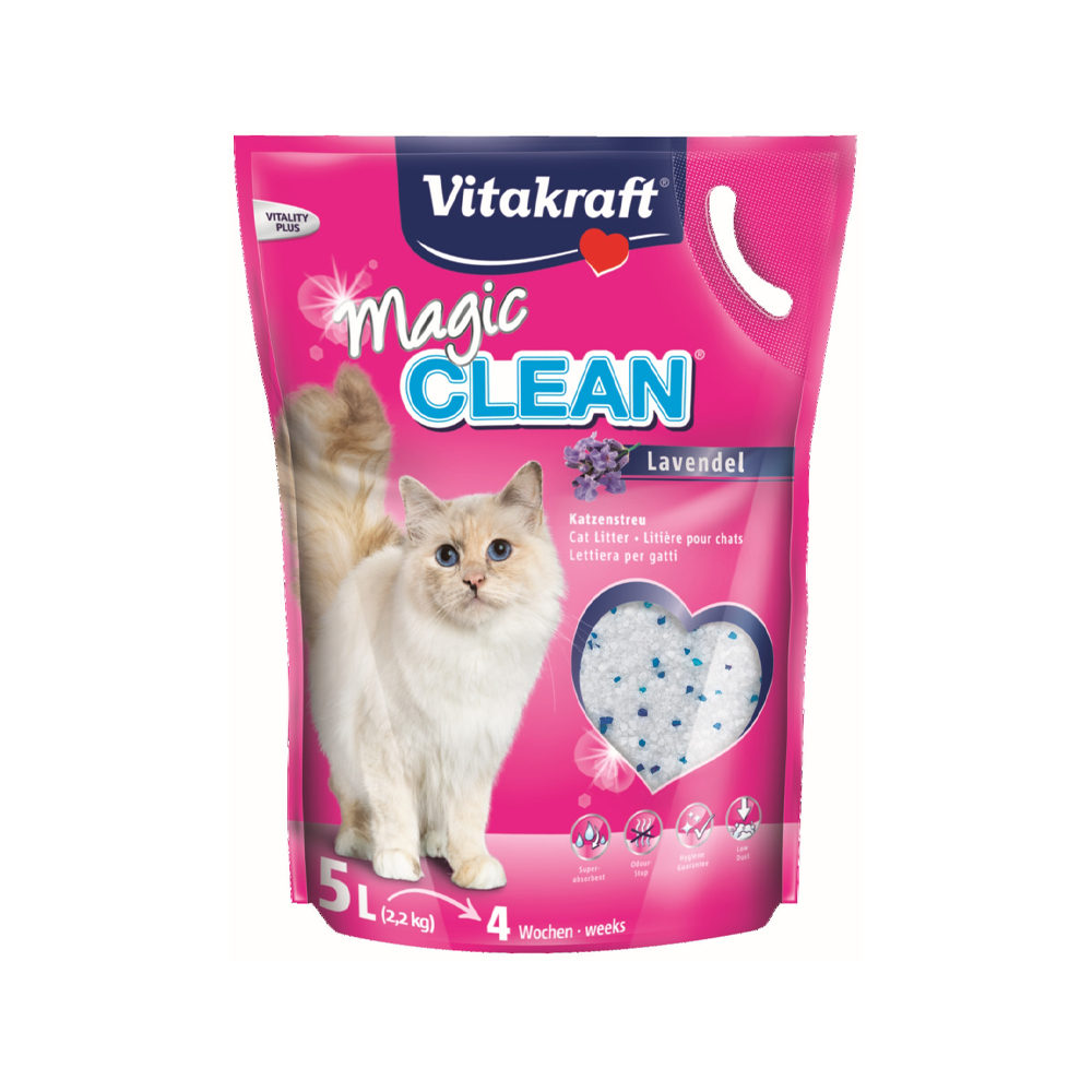 Vitakraft Magic Clean Lavendel - 5 l - 2 Stücke