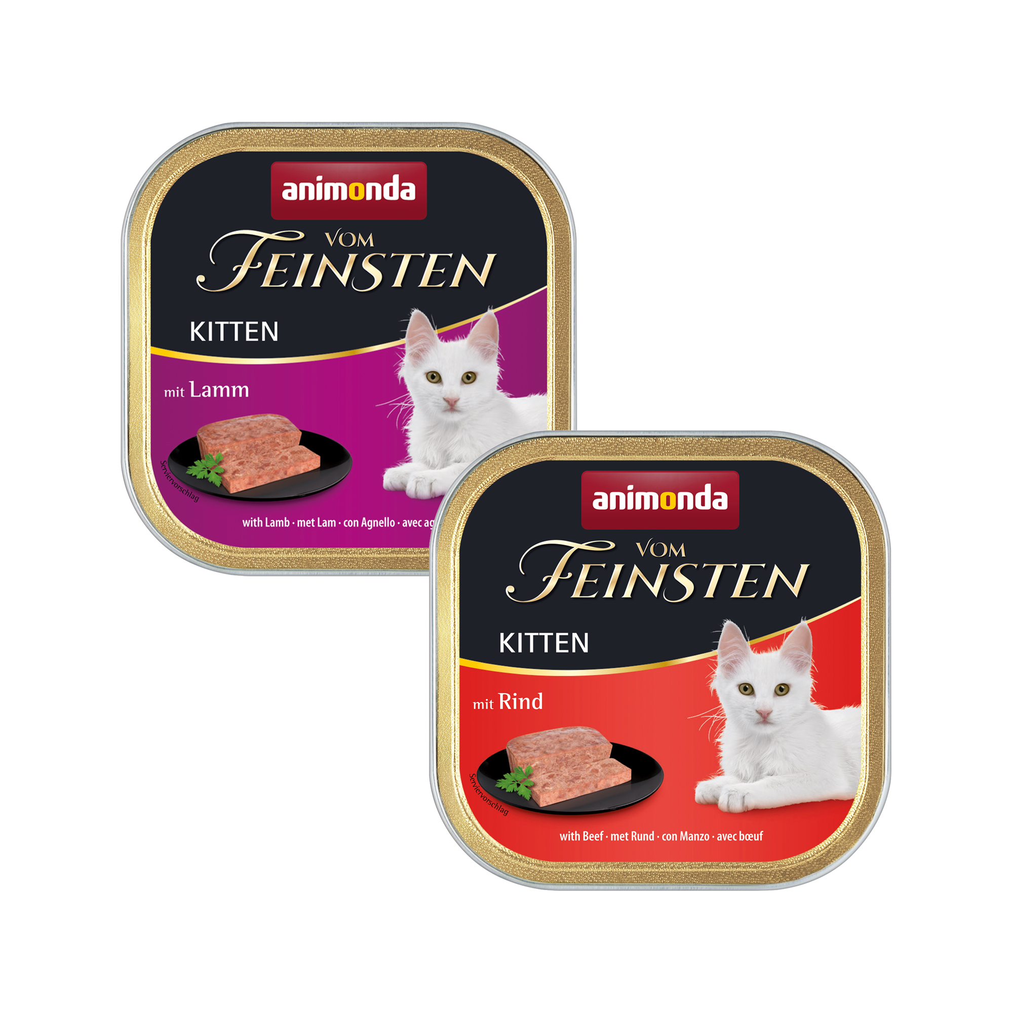 Animonda Vom Feinsten Kittenfutter - Lamm - 32 x 100 g