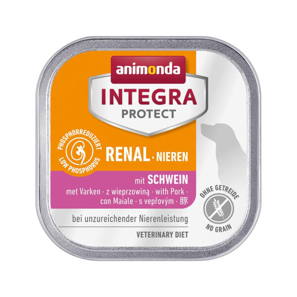 Animonda Integra Protect Dog Nieren - Schwein - Schälchen - 11 x 150 g