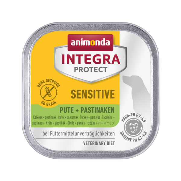 Animonda Integra Protect Sensitive Hundefutter - Schälchen - Pute & Pastinaken - 11 x 150 g