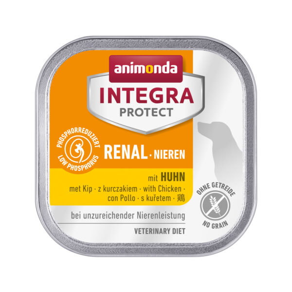 Animonda Integra Protect Dog Nieren Hundefutter - Schälchen - Huhn - 11 x 150 g