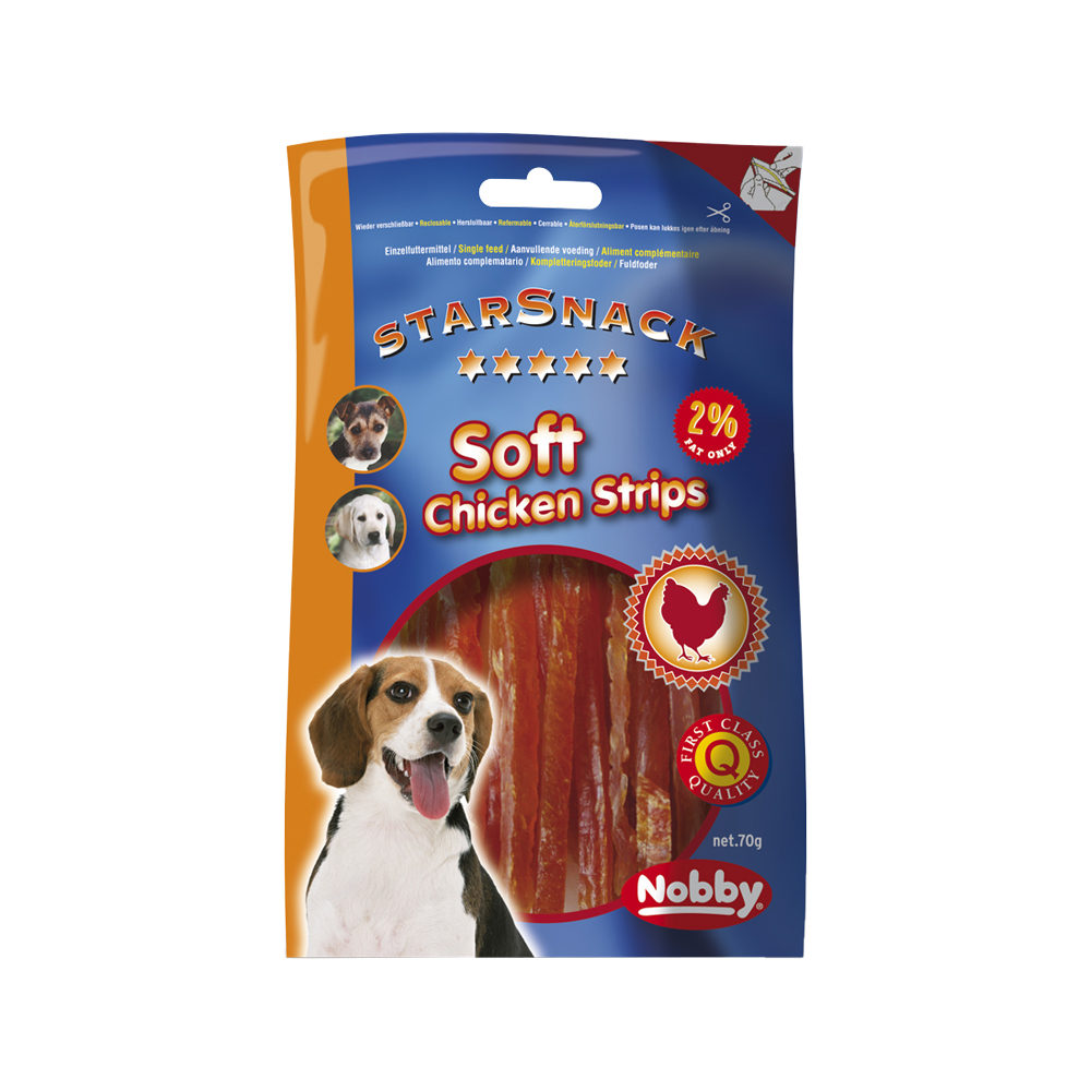 Nobby Starsnack - Soft Chicken Strips - 70 g