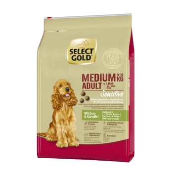 SELECT GOLD Sensitive Adult Medium Ente & Kartoffel 4 kg