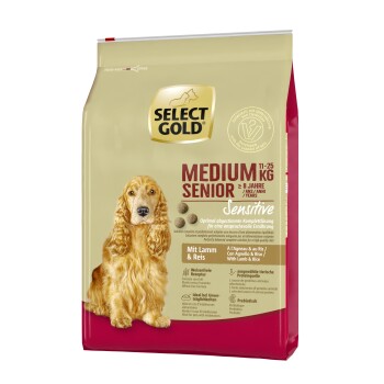 SELECT GOLD Sensitive Senior Medium Lamm & Reis 4 kg