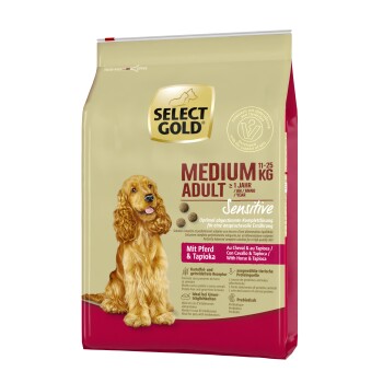 SELECT GOLD Sensitive Adult Medium Pferd & Tapioka 4 kg