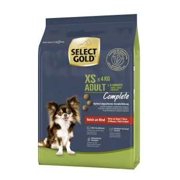 SELECT GOLD Complete XS Adult Rind 1 kg