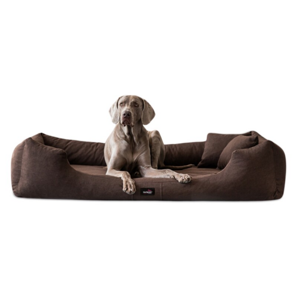 Tierlando MORITZ VIP Hundebett Hundesofa braun 90 cm