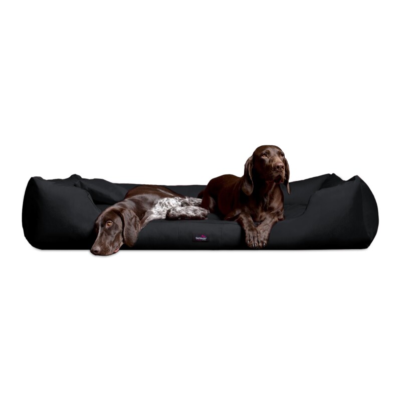 Tierlando MORITZ KOMFORT Hundebett Hundesofa M - XXXL 90 110 130 160 185 cm schwarz 1