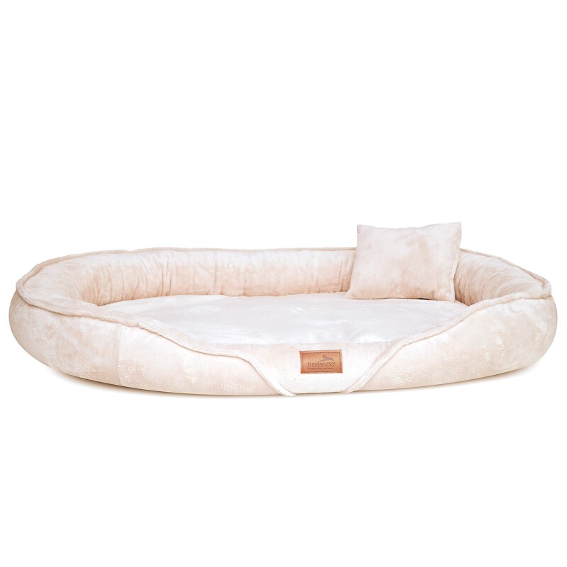 Tierlando ® XENIA - Orthopädisches Hundebett / Hundesofa creme 1