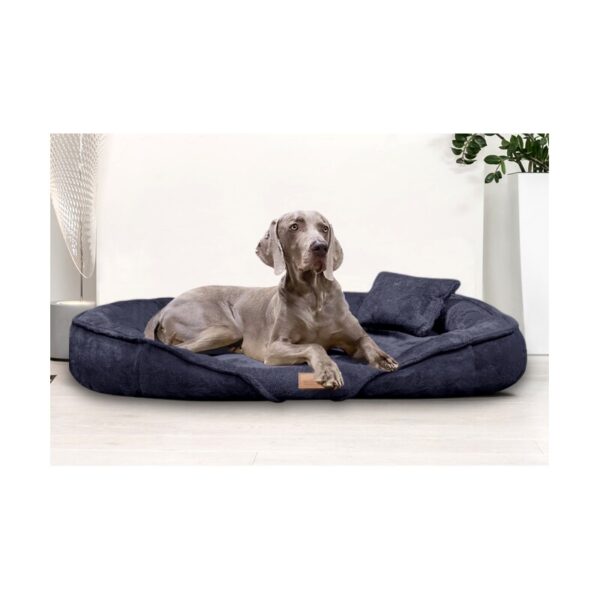 Tierlando ® XENIA - Orthopädisches Hundebett / Hundesofa anthrazit 1