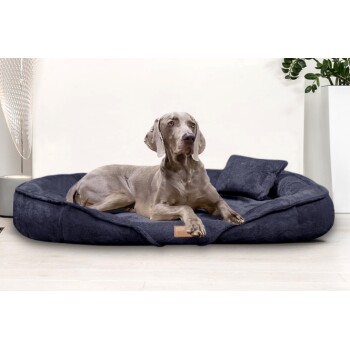 Tierlando ® XENIA - Orthopädisches Hundebett / Hundesofa anthrazit 1