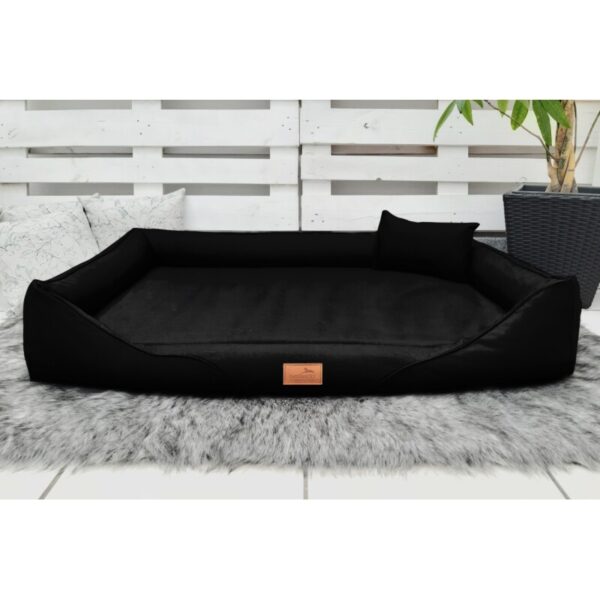 Tierlando ® HEKTOR ULTRA-STRONG - Orthopädisches Hundebett schwarz 90 cm