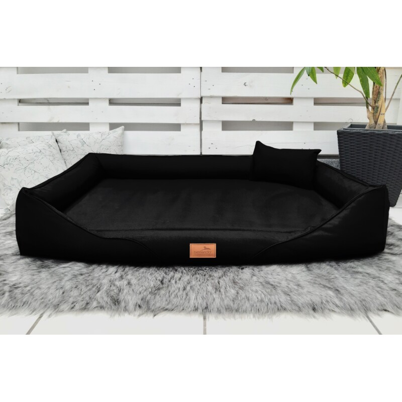 Tierlando ® HEKTOR ULTRA-STRONG - Orthopädisches Hundebett schwarz 1