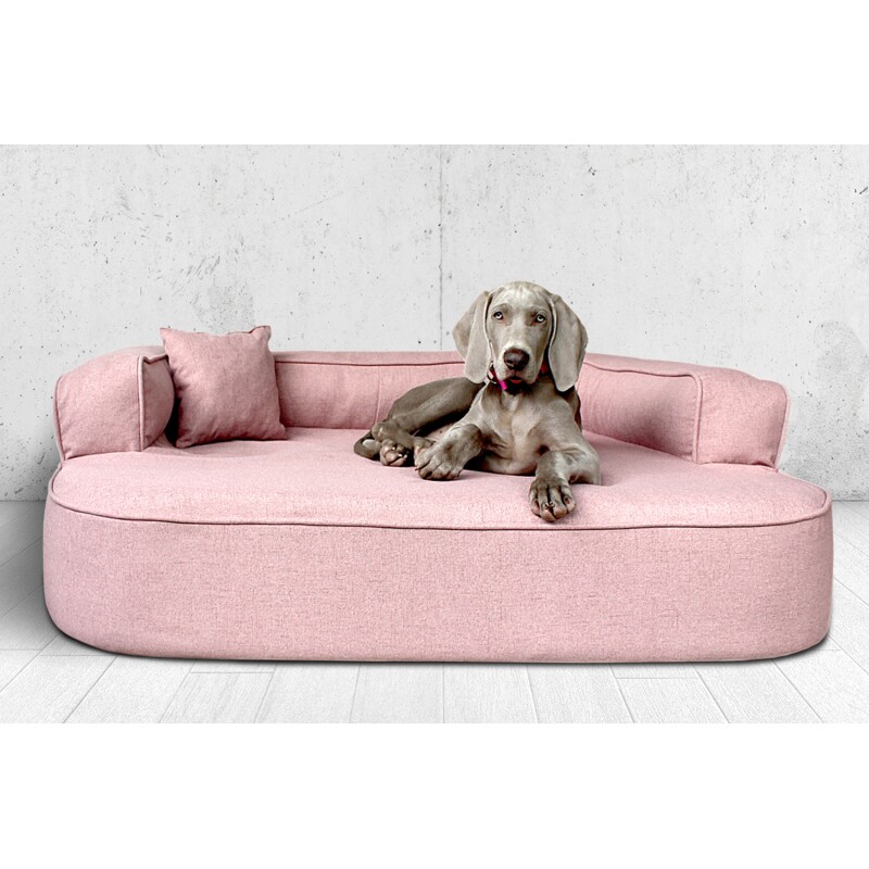 Tierlando ® LOTTE VISCO PLUS - Orthopädisches Hundesofa altrosa 1