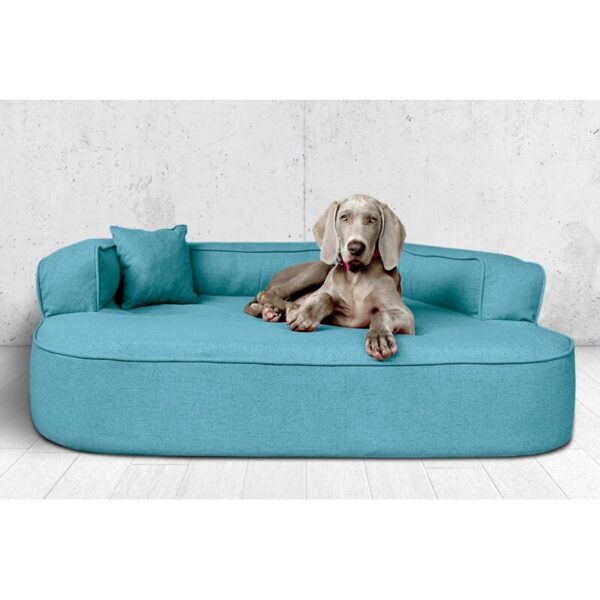 Tierlando ® LOTTE VISCO PLUS - Orthopädisches Hundesofa türkis 1