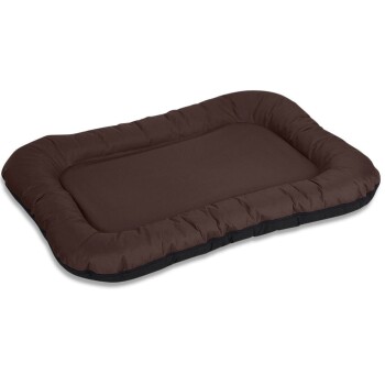 Knuffelwuff Wasserfestes In und Outdoor Hundebett Lucky aus Nylongewebe braun L