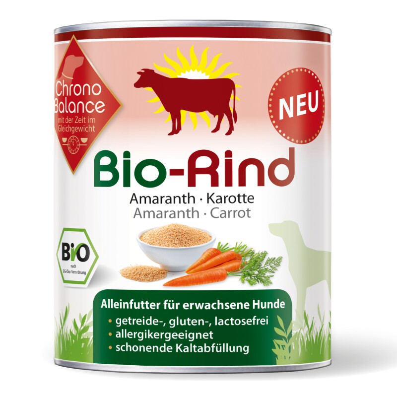 ChronoBalance Alleinfutter Rind mit Amaranth und Karotte 800 g