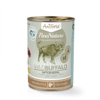 AniForte Nassfutter WildBuffalo Büffel mit Spinat (6 x 400g) 2