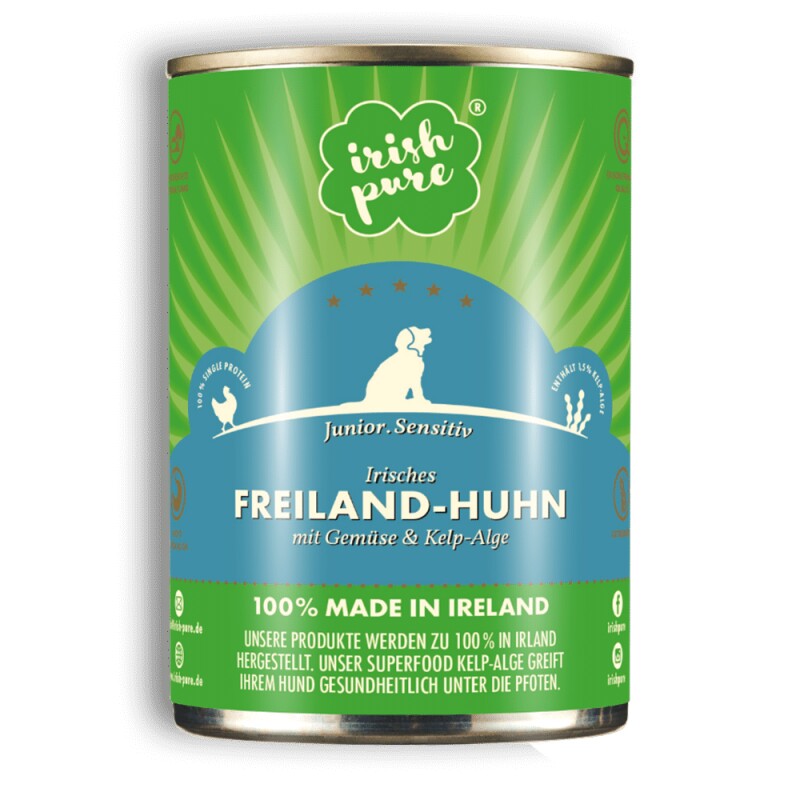 Irish Pure Nassfutter Irisches Huhn (Junior)