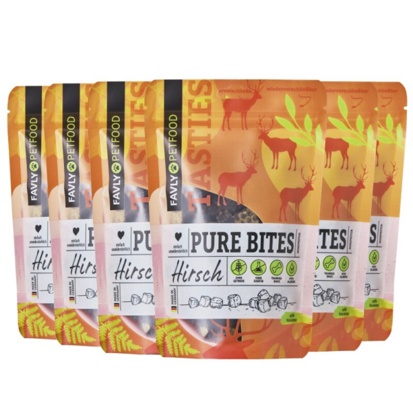 FAVLY Petfood PURE Bites Hirsch 720 g