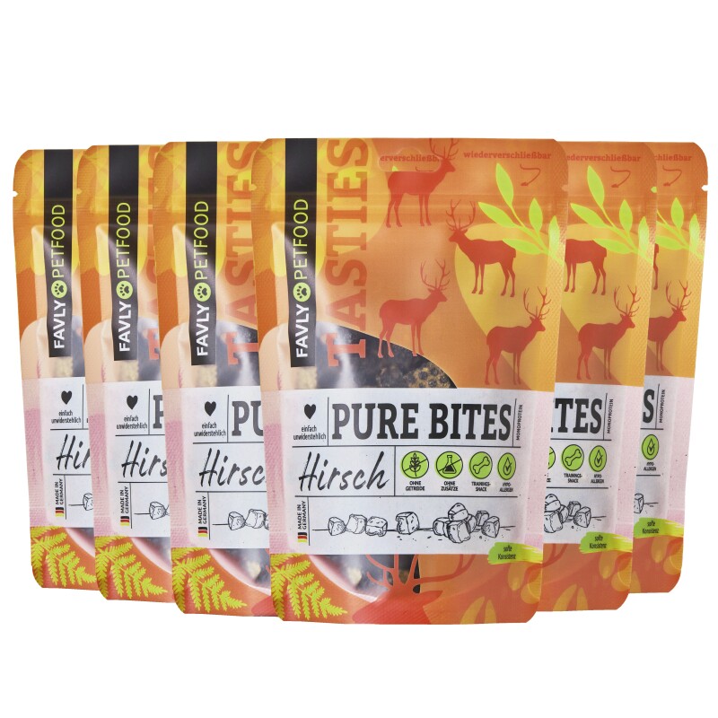 FAVLY Petfood PURE Bites Hirsch 720 g